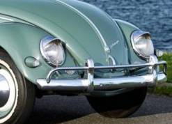 EYEBROWS, HEADLIGHT, CHROME LEFT & RIGHT, ALL VW MODELS / BUG / BUS / GHIA / THING / TYPE 3 - Image 2