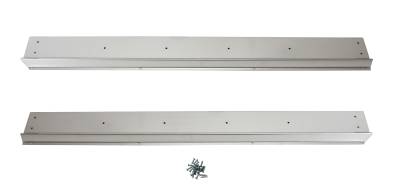 DOOR SILL PLATES, STAINLESS STEEL, LEFT & RIGHT WITH SCREWS, ALL GHIAS 1966-74 *MADE IN USA* - Image 1