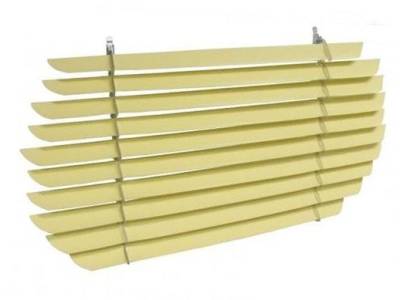 VENETIAN BLINDS, REAR WINDOW, 7 PIECES OFF-WHITE, BUS 1950-79 - Image 2