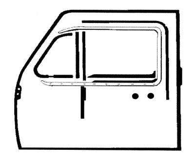 *MASTER KIT* EXTERIOR RUBBER, TYPE 3 FASTBACK 1968-69 (With American Style window seals and popout quarter side windows, see description for complete contents) - Image 4