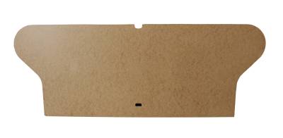 REAR SEAT BACK, PARTICLE BOARD FOR CARPET, BUG SEDAN 1965-71