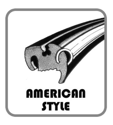 SEAL, REAR WINDOW, AMERICAN STYLE, TYPE 411/412 (Non Wagon) *MADE IN USA BY WCM* - Image 2
