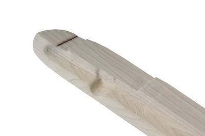 West Coast Metric - HEADER BOW, ABOVE FRONT WINDOW, WOOD, BUG CONV. 1968-72 *MADE IN USA* - Image 3
