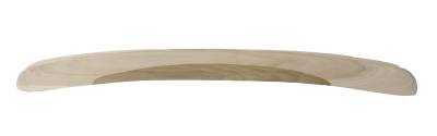 HEADER BOW, ABOVE FRONT WINDOW, WOOD, BUG CONV. 1968-72 *MADE IN USA*