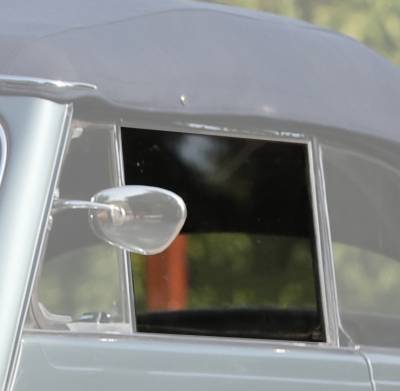 GLASS, FRONT DOOR WINDOW,  LEFT OR RIGHT, BUG CONV. 1965-79