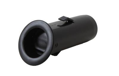 VENT, DASH LEFT OR RIGHT, BLACK PLASTIC, BUG SUPER BEETLE 1973-79