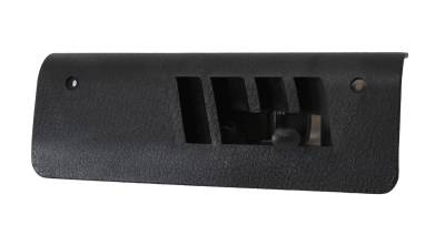HEATER VENT, LEFT, BLACK PLASTIC, BUG CONV. 1971-79 *WCM EXCLUSIVE*