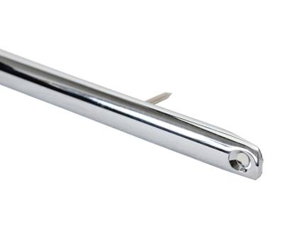 West Coast Metric - TOP CHROME MOLDING KIT, BELOW AND ABOVE REAR WINDOW & FRONT HEADER BOW TRIM WITH NAILS, BUG CONV. 1950-60 1/2 (1960 up to VIN # 2533099) *MADE BY WCM* - Image 4