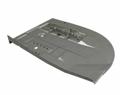 METAL BATTERY TRAY FLOOR, RIGHT SIDE, BUS 1968-71 (Weld In - Not For Single or Double Cab Pickups)