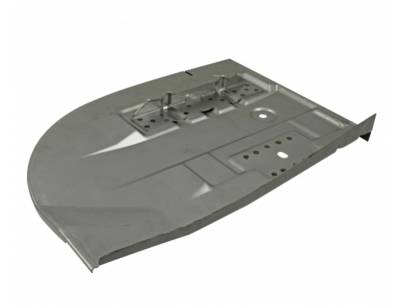 METAL BATTERY TRAY FLOOR, LEFT SIDE, BUS 1972-79 (Weld In - Not for Single or Double Cab Pickups)