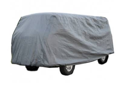 CAR COVER, GREY, ALL WEATHER MATERIAL, *MADE IN USA* BUS SINGLE CAB PICKUP 1950-75